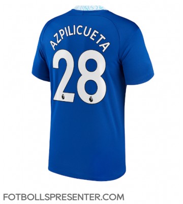 Chelsea Cesar Azpilicueta #28 Hemma Matchtröja 2022-23 Kortärmad
